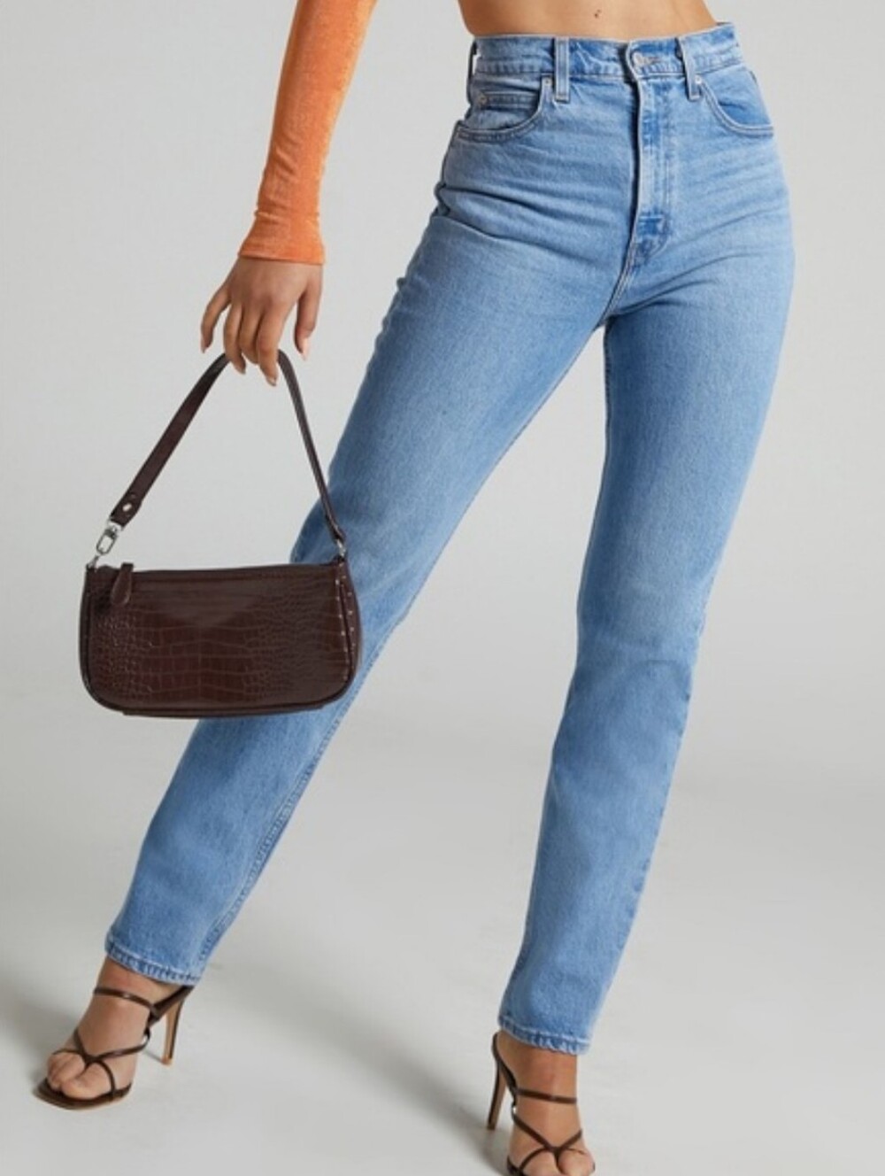 Levi's 70s High Slim Straight Jeans in Light Blue Size 25